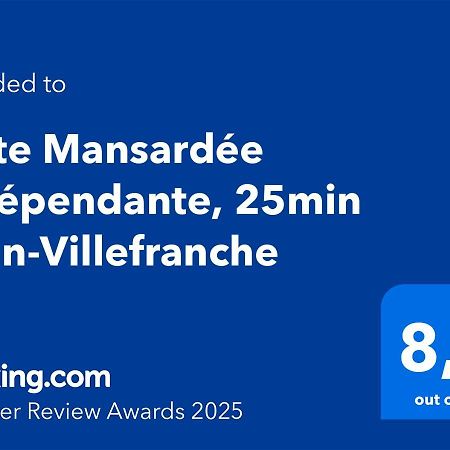 Suite Mansardee Independante, 25Min Lyon-Villefranche Chazay-d'Azergues المظهر الخارجي الصورة